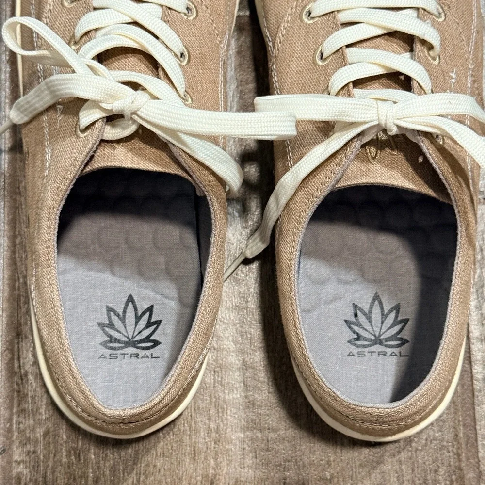 Astral Unisex Loyak Hemp Minimalist Shoes, Desert Khaki, 9.5M/ 10.5W